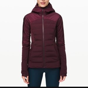 Lululemon Down For It All Jacket size 8 in Dark Adobe